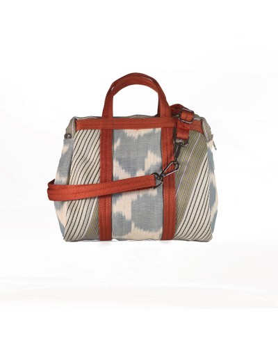 Bolso Buni Ikat Óxido Celeste| Babachic
