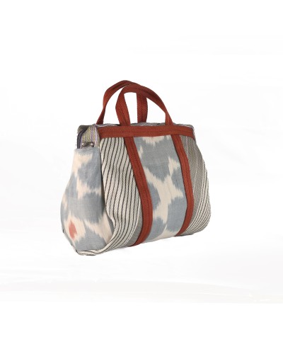 Bolso Buni Ikat Óxido Celeste| Babachic
