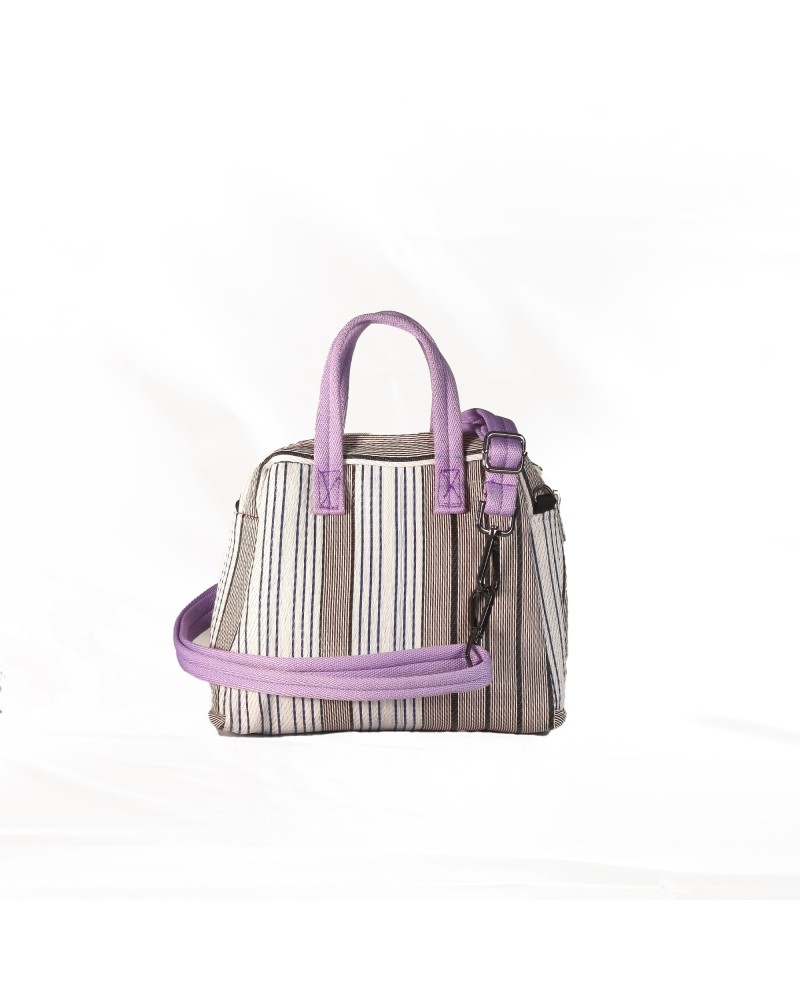 Grey Barcode AKI Bag by BABACHIC - Handbag & Crossbody Bag