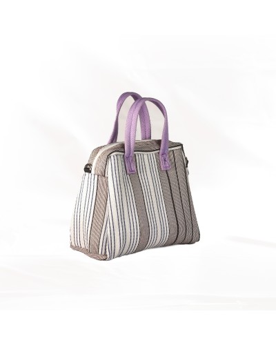 Bolso AKI Grey Barcode de BABACHIC - Bolso de Mano y Bandolera