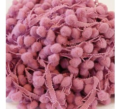 The mediums Pompom braid - Pink 2 - 25 mm babachic