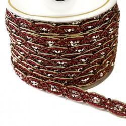 Braid Braid Chain - Bordeaux - 15 mm