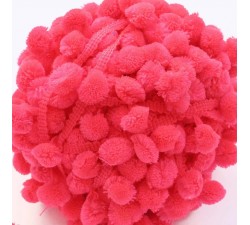 Les grands Galon Pompons XL - Saumon - 45 mm babachic