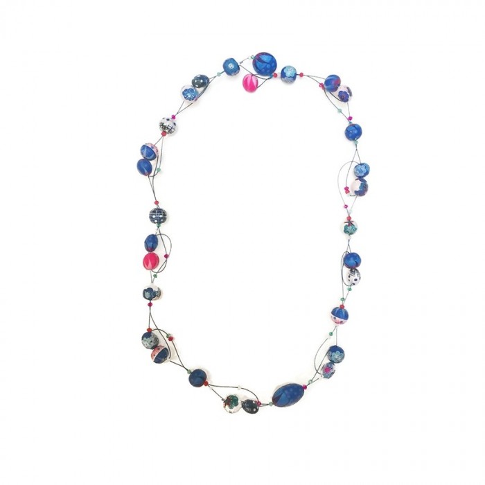 Short Light  necklace - Blue Berry