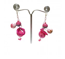 Pendientes Pendientes Torsade - Bubble Gum Babachic by Moodywood