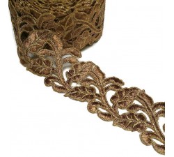 Dentelles Dentelle Guipure - Bronze - 55 mm babachic