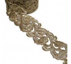 Lace Lace Guipure - Golden - 55 mm babachic