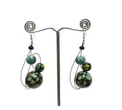 Boucles d'oreilles Boucles d'oreilles Bleu ciel - 6 cm - Winter nights Babachic by Moodywood