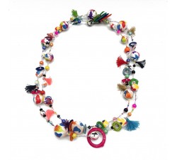 Long necklace - Multicolor - Splash