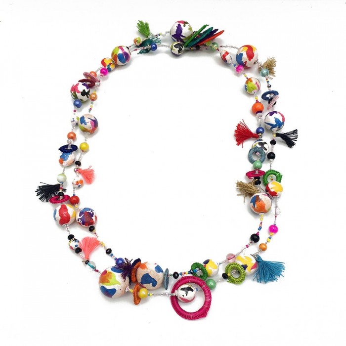 Long necklace - Multicolor - Splash