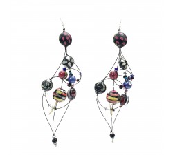 Boucles d'oreilles Boucles d'oreille Duchesse 16 cm - Noir - Splash Babachic by Moodywood