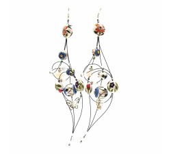 Boucles d'oreilles Boucles d'oreille Duchesse 16 cm - Fleur - Splash Babachic by Moodywood