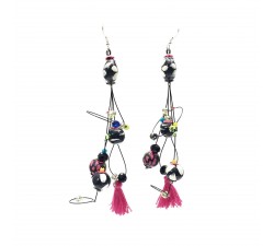 Boucles d'oreilles Boucles d'oreille Pampille 12 cm - Noir - Splash Babachic by Moodywood