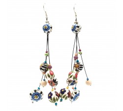 Boucles d'oreilles Boucles d'oreille Goute 12 cm - Fleur - Splash Babachic by Moodywood