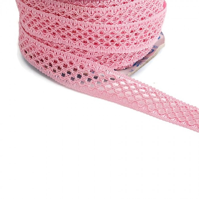 Lace Lace ribbon - Pink - 20 mm