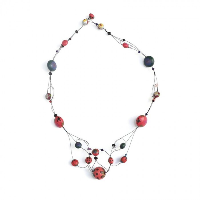 Cleavage necklace - Cherry