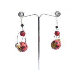 Earrings Earrings 6 cm - Cherry Babachic by Moodywood