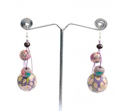 Pendientes Pendientes 6 cm - Lila Babachic by Moodywood