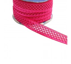 Dentelles Ruban dentelle - Fuchsia - 20 mm babachic