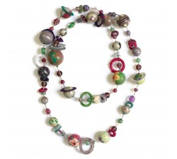 Kit necklace "Sautoir" Kits necklace DIY - Sautoir - Green parma babachic