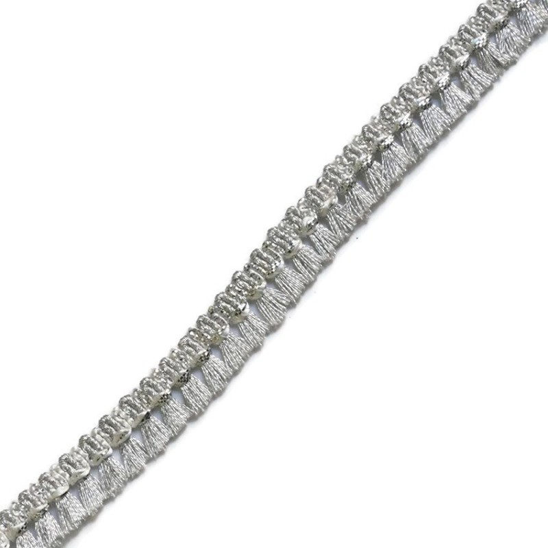 Tassels ribbon silver - 15 mm