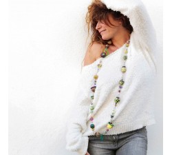 Kit collar "Sautoir" Kits collar DIY - Sautoir - Verde agua babachic