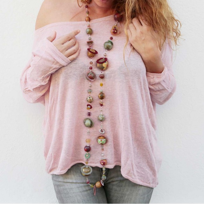 Kit necklace "Sautoir" Kits necklace DIY - Sautoir - Autumn babachic