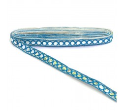 Braid copy of Mirrors ribbon - Lagoon - 18 mm