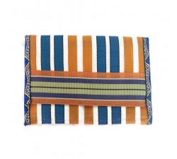 Wallets Recycled orange/blue plastic wallet Babachic by Moodywood
