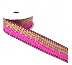 Ribbons Afro ribbon - Pink - 35 mm babachic