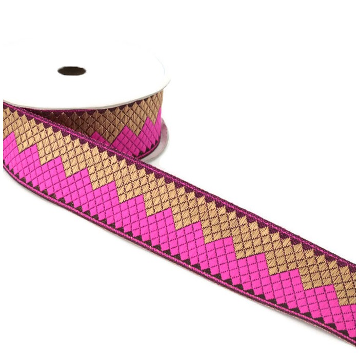 Ribbons Afro ribbon - Pink - 35 mm babachic