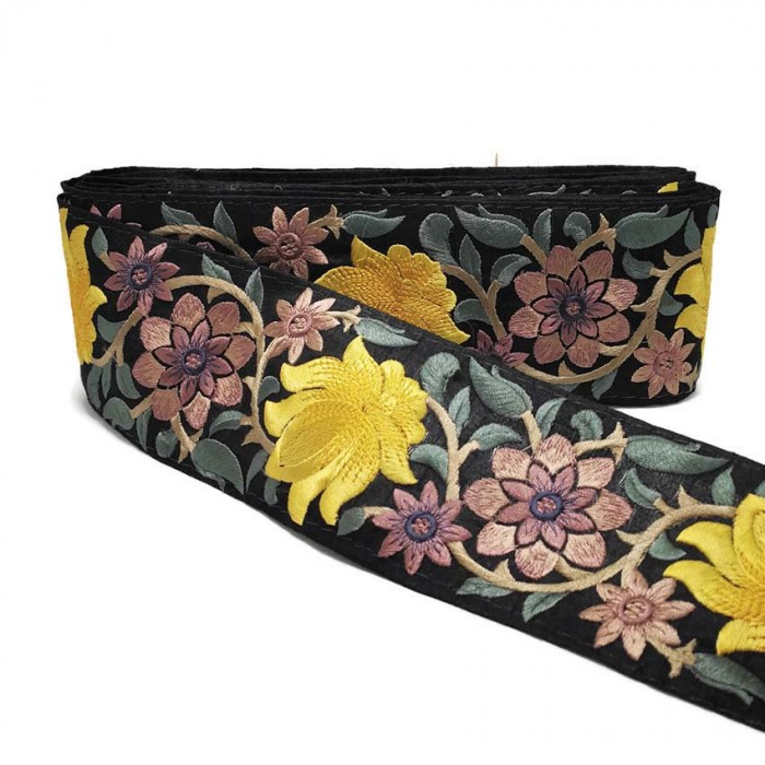Broderies Bordure Soie - 80 mm Babachic by Moodywood
