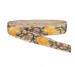 Broderies Bordure Soie - 45 mm Babachic by Moodywood