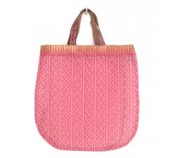 Transparent handbag Golden pink tote bag Babachic by Moodywood