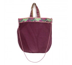 Transparent handbag Graphic magenta tote bag Babachic by Moodywood
