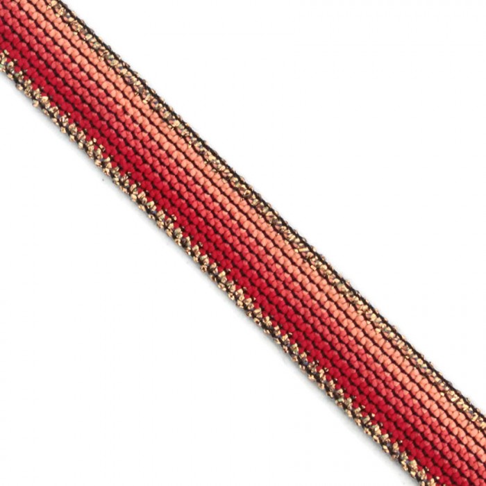 Braid Coral Rainbow ribbon - 15 mm Babachic by Moodywood