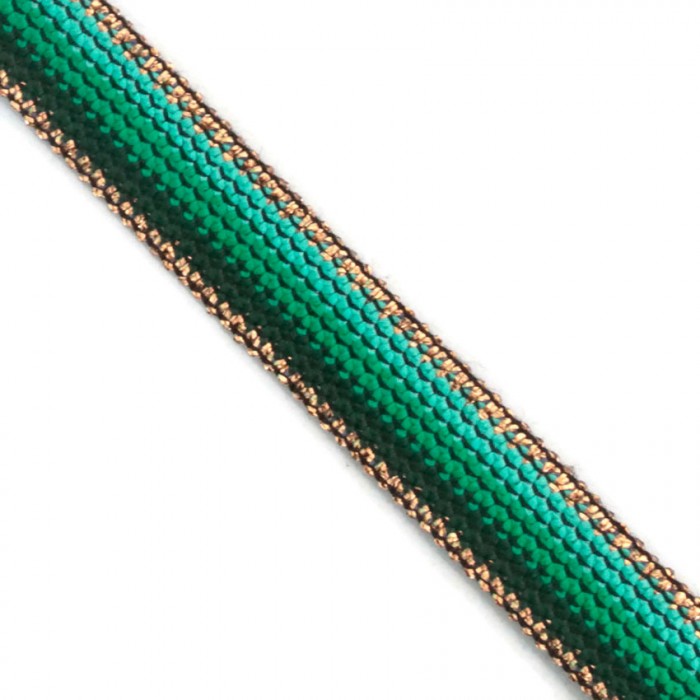 Galónes Cinta Rainbow verde - 15 mm Babachic by Moodywood