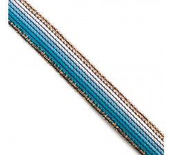 Braid Blue Rainbow ribbon - 15 mm Babachic by Moodywood