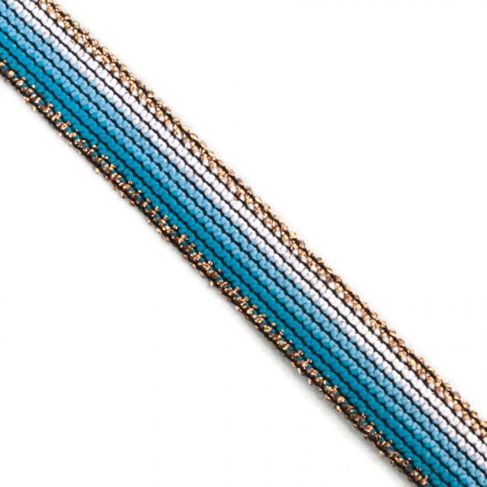 Galónes Cinta Rainbow azul - 15 mm Babachic by Moodywood