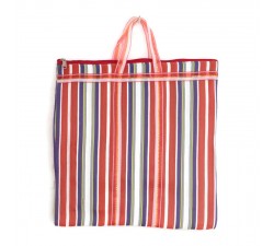 Tote bags Orange and purple Indian striped simple bag Babachic by Moodywood