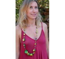 Colliers Collier Mezzo mi long vert Babachic by Moodywood