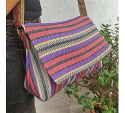 Handbags Plum and purple small flap handbag Babachic by Moodywood