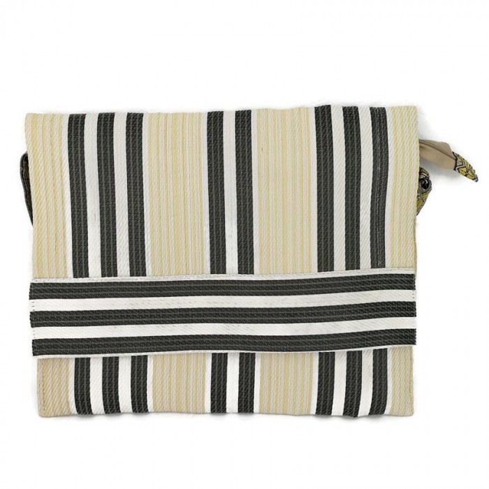 Laptop Bag Unisex computer bag, pale yellow and black Babachic by Moodywood