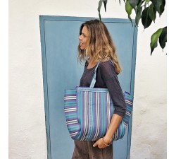 Tote bags Blue and purple simple tote bag Babachic by Moodywood