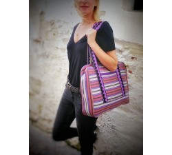 XXL bags Plum and purple Weekend bag Babachic by Moodywood