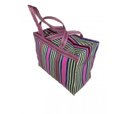 Home RP Thin Pink, white and blue - Cubic Shopping Bag Anis