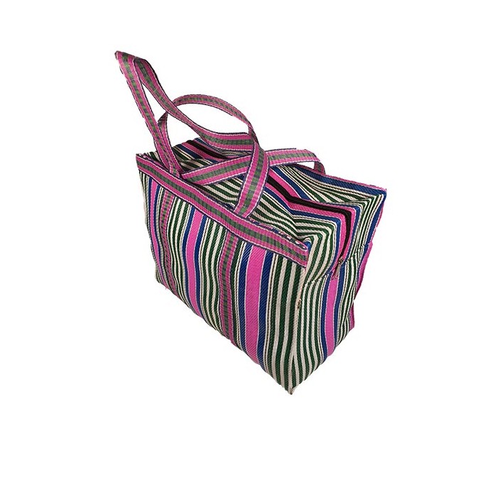 RP Thin Pink, white and blue - Cubic Shopping Bag  Anis
