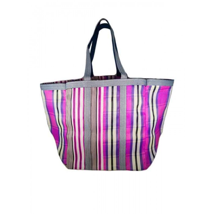 Bolsos XXL Picnic Medium fucsia, morado y gris