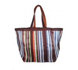 XXL bags Picnic Medium brown, blue, orange and green