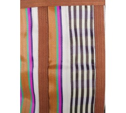 XXL bags Picnic Medium brown, fuchsia, purple and white